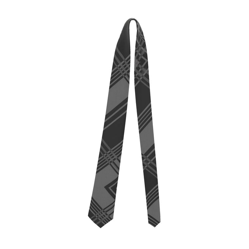 Handmade Silk monochrome plaid Tie