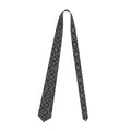 Hand made monochrome tartan plaid neck tie